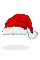 A Christmas Santa Claus hat illustration vector