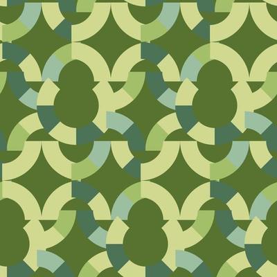 Seamless patterns with abstract ornament. Vector.