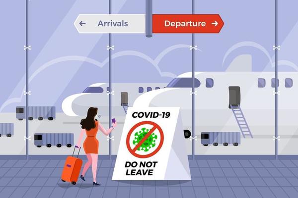 Airport prohibits passengers at risk of COVID-19