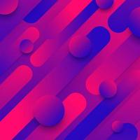 Geometric background with vivid color shapes vector