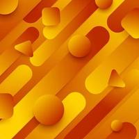 Geometric background with vivid color shapes vector