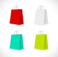 shopping bag icon vector