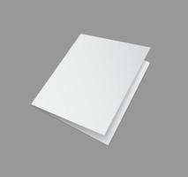 paper folder on gray background 3d icon