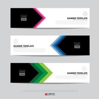 Banner design for business presentation vector