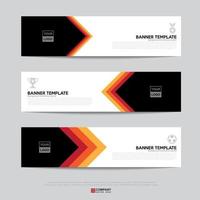 Banner design for business presentation vector