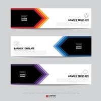 Banner design for business presentation vector