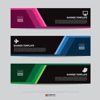 Banner design for business presentation vector