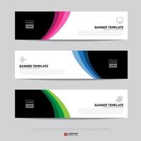 Banner design for business presentation vector