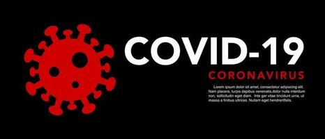 Sign caution coronavirus. Stop coronavirus banner.