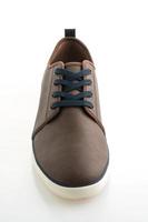 Brown leather shoe photo