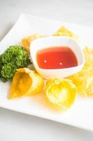 Fried cheese wonton photo