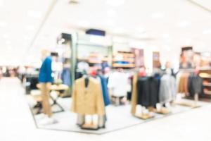 Abstract defocused shopping mall interior for background photo