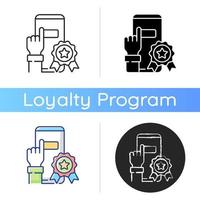 In-app perks icon vector