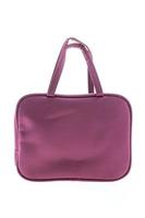 Purple cosmetic case and bag photo