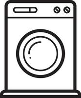 Line icon for washing vector