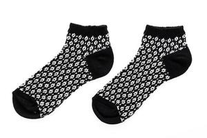 New socks isolated on white photo