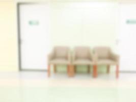 Abstract defocused hospital interior for background photo