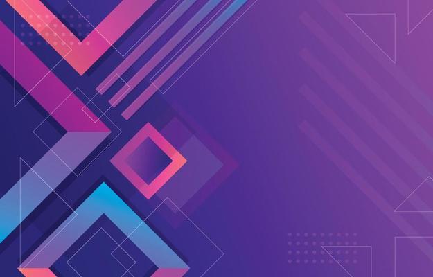 Abstract Geometric Shape Gradient Background