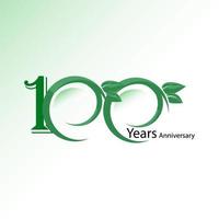 100 Year Anniversary Vector Template Design Illustration