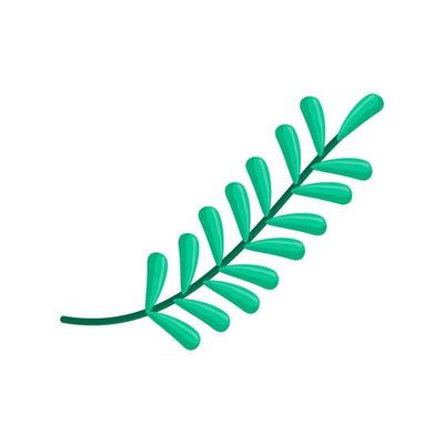 Tree branches leaves Vector Illustration