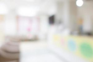 Abstract defocused hospital interior for background photo