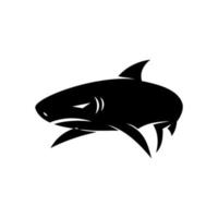 Shark design vector isolated with illustration template