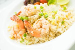 Fried rice with shrimp photo