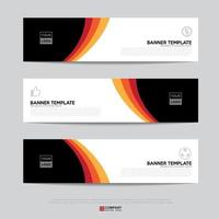 Banner design for business presentation vector