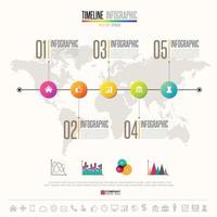 Timeline Infographics Design Template vector