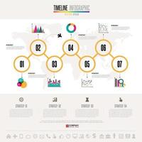 Timeline Infographics Design Template vector