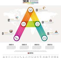 Timeline Infographics Design Template vector