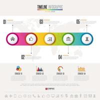 Timeline Infographics Design Template vector