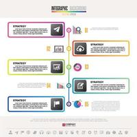 Timeline Infographics Design Template vector