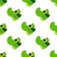 Colored seamless pattern. Cartoon style. Hand drawn. Vector illustration isolated on white background. For walpaper, poster, banner.