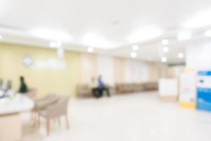 Abstract defocused hospital interior for background photo