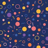 Geometric background with bright colors and dynamic shape compositions vector
