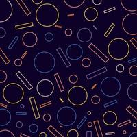 Geometric background with bright colors and dynamic shape compositions vector