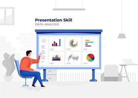 Chart presentation vector