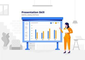 Chart presentation vector