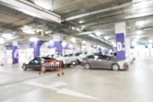 estacionamiento de automóviles borroso abstracto foto