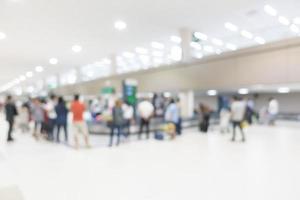 Abstract defocused airport interior for background photo