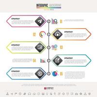 Timeline Infographics Design Template vector