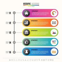 Timeline Infographics Design Template vector