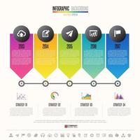 Timeline Infographics Design Template vector