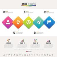 Timeline Infographics Design Template vector