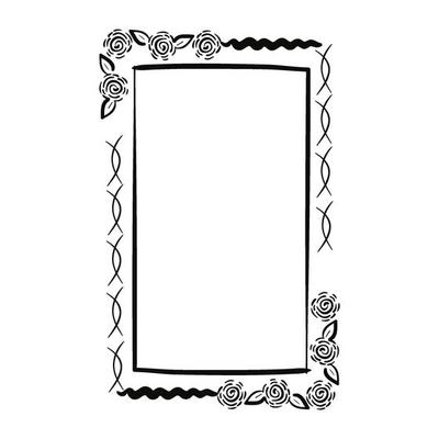 Floral Mirror Frame