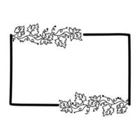 Rectangular Decorative Frame vector