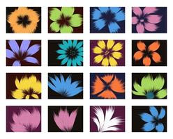 Floral Abstract Wallpaper vector