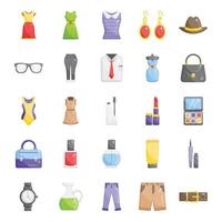 Fashion Apparel and Accessories vector