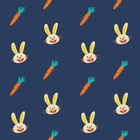 Easter decorative elements seamless pattern. Use for fabric, print, textile, wrapping, background, package, clothing. vector